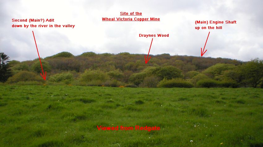 Site of the Wheal Victoria Copper Mine