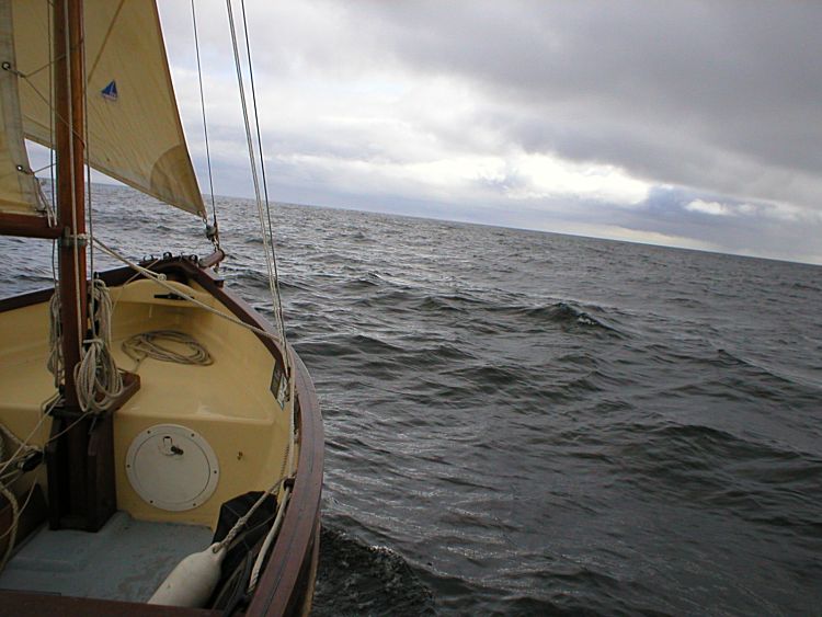 Clovelly Picarooner Winnow at Sea